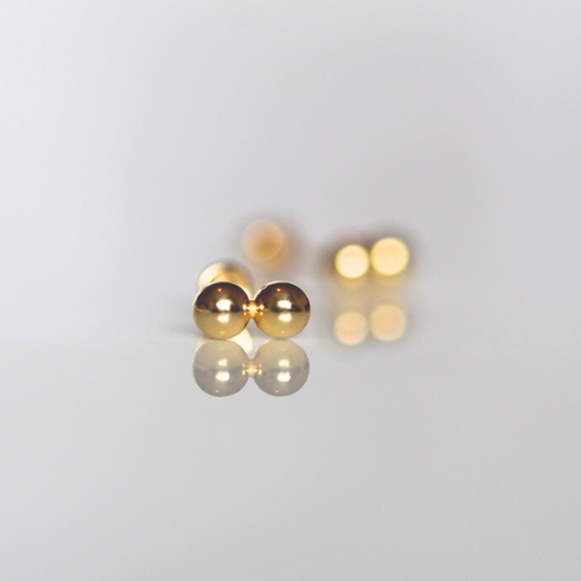 Mini Double Sphere Studs