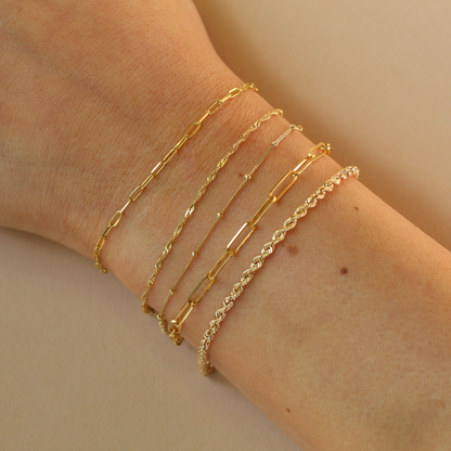 Gold Bead Bracelet